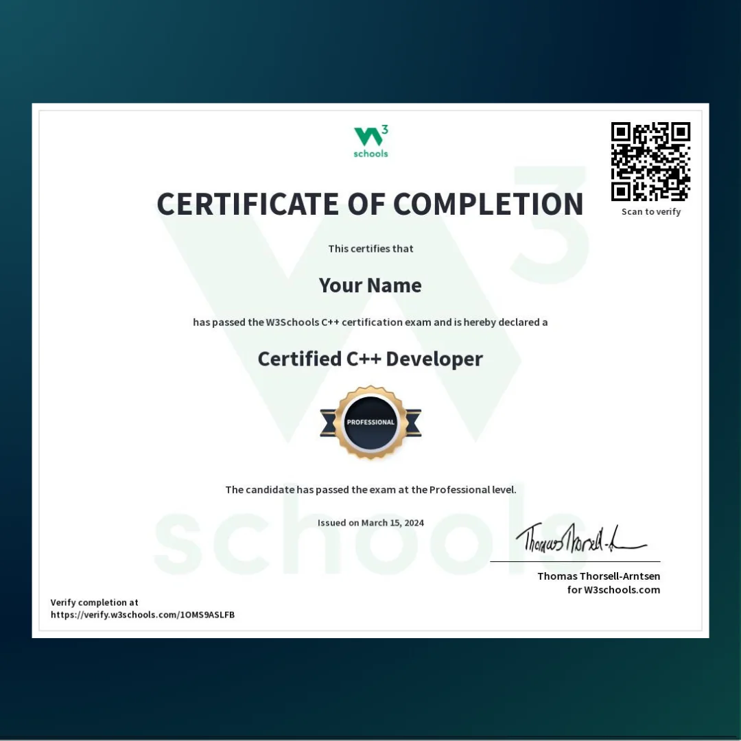 C++ Certification Exam - Image 2